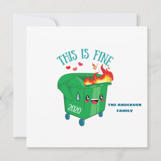 Tarjeta Fuego De Basura, Esto Es Un Buen Navidad De Sucks 