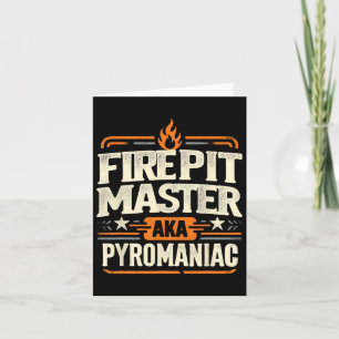 Tarjeta Fuego Maestro Piromancia Pirotecnia Pit Lo