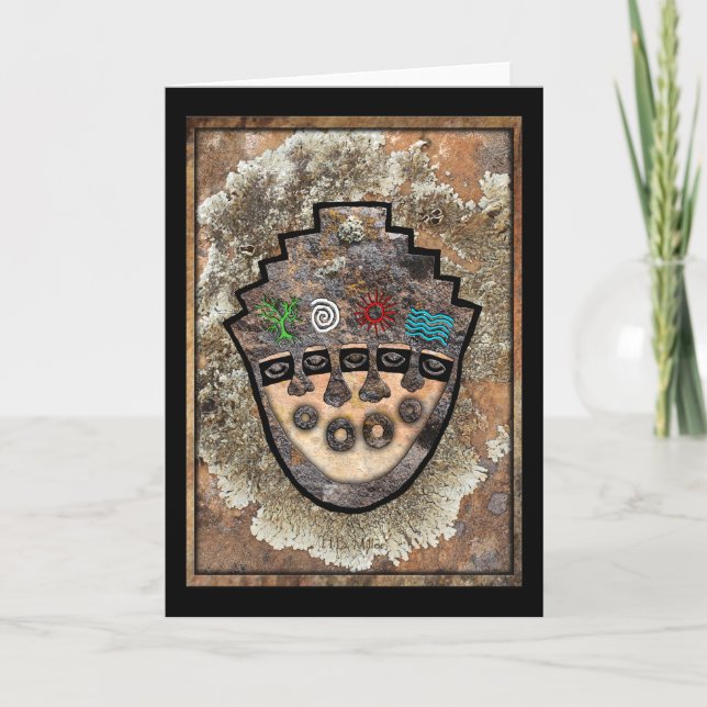 Tarjeta Fuego y agua eólicos en la Tierra (Anverso)