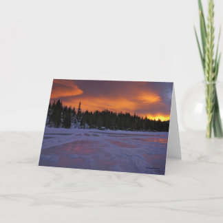 Tarjeta Fuego y hielo de Doug Bennett