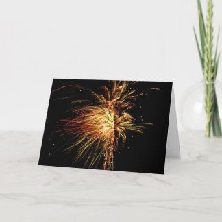 Tarjeta Fuegos artificiales