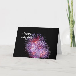 Tarjeta Fuegos artificiales 6 de julio 4