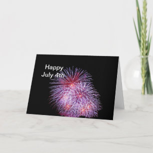 Tarjeta Fuegos artificiales 6 de julio 4