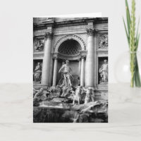 Fuente de Trevi Blanco Negro Roma Fotografía de Vi
