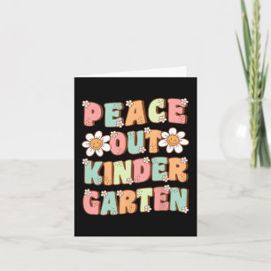 Tarjeta Fuera del jardín de infancia lindo genial último d