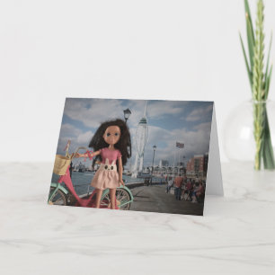 Tarjeta Fuera y alrededor en mi bicicleta.