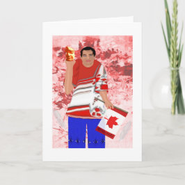 Tarjeta Fuerte diseño creativo canadiense de LeeMarie
