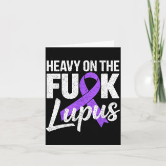 Tarjeta Fuerte en la conciencia del lupus luchadora de LES