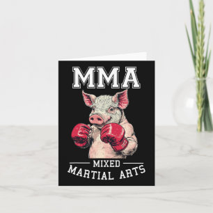 Tarjeta Fuerte Mma Pig - Lucha en jaula de boxeo tailandés