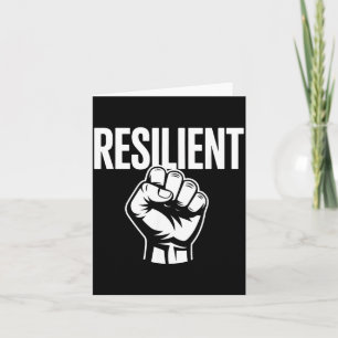 Tarjeta Fuerza Mental Resiliente Autoestima Motivación