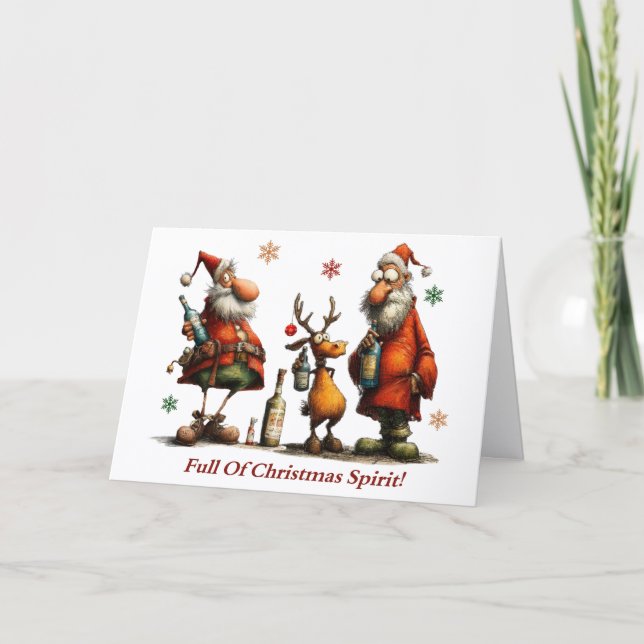 Tarjeta Full Of Christmas Spirit Card (Anverso)