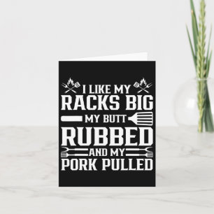 Tarjeta Fumador de carne Bbq de goma de cerdo a la parrill