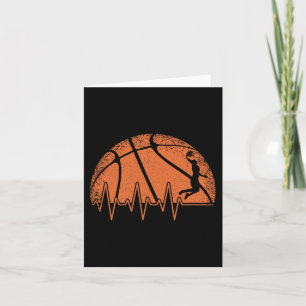 Tarjeta Fun Basketball Heartbeat Baloncesto Jugador