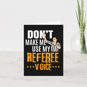 Tarjeta Fun Basketball Ref Hoops - Árbitro de Baloncesto