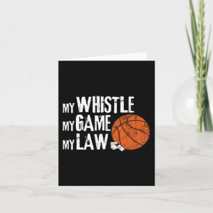 Tarjeta Fun Basketball Ref Hoops - Árbitro de Baloncesto 1