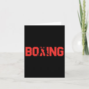 Tarjeta Fun Boxeador Asociado de Negocios Sparring