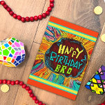 Tarjeta Fun Brother Birthday Modern Resumen Inespiritualid<br><div class="desc">Una colorida tarjeta moderna y divertida para mandar a tu asombroso hermano!! Los colores brillantes y las abstractas obras de arte de moda lo pondrán en el espíritu de cumpleaños. Para ver más de mis obras de arte inspiradoras diarias,  revisa Inespirivity en Facebook o Instagram.</div>