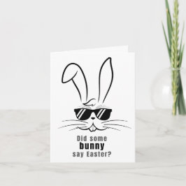 Tarjeta Fun Easter Bunny Greet Card