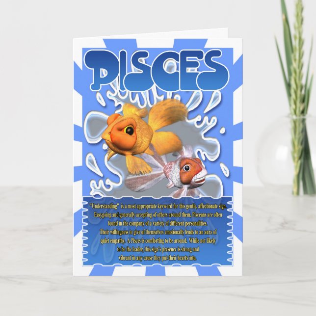 Tarjeta Fun Facts horoscope (Anverso)