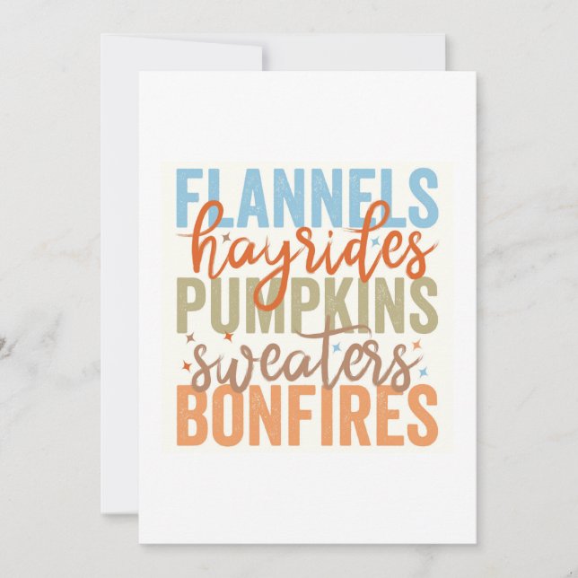 Tarjeta Fun Fall Vibes (Anverso)