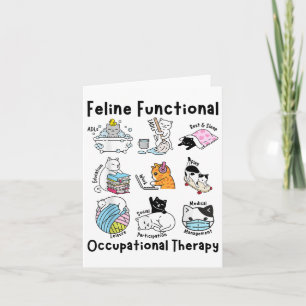 Tarjeta Fun Fun Cat Funcional Terapia Ocupacional Sin
