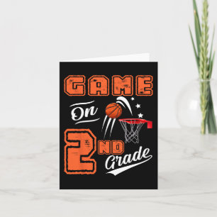 Tarjeta Fun Games On Second Grado Basketball First Day Of