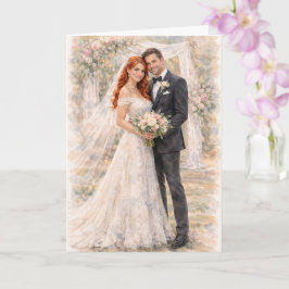 Tarjeta Fun Wedding Prayer Inspired by Ezekiel 25:17