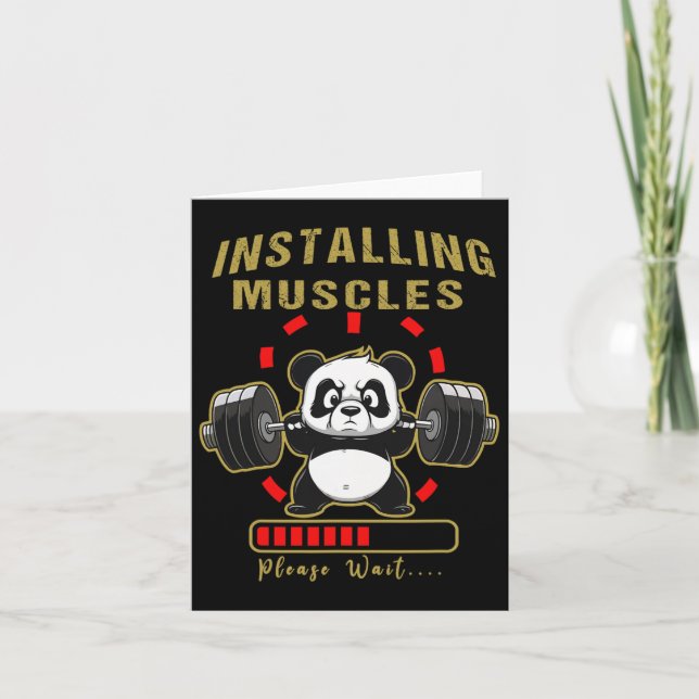 Tarjeta Funciona Instalando Músculo Panda Lifting Barbe (Anverso)