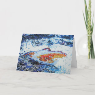 Tarjeta ¡Funcionamiento de los salmones!