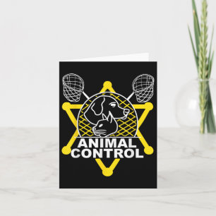 Tarjeta Funcionario de control de animales Catcher Cats Do