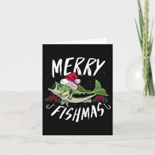 Tarjeta Funcionarios Navidades Tema B Diseño de Pesca - Me