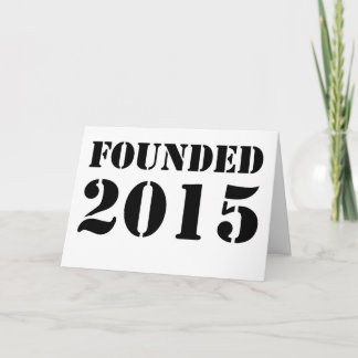 Tarjeta Fundado en 2015