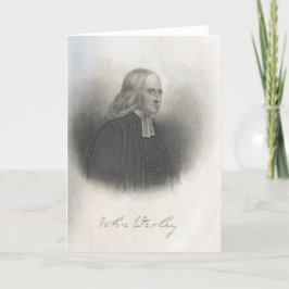Tarjeta Fundador del Methodist de John Wesley