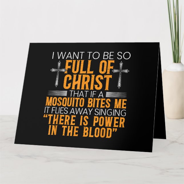 Tarjeta Fundador Religioso Cristiano De Dios Fiel (Anverso)