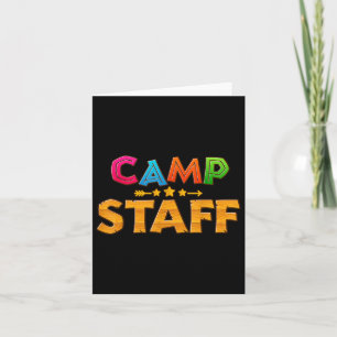 Tarjeta Fundadosa directora del Campamento de Verano Campi