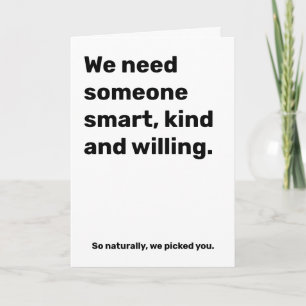 Tarjeta Fundadosa propuesta de funcionario de Boda intelig