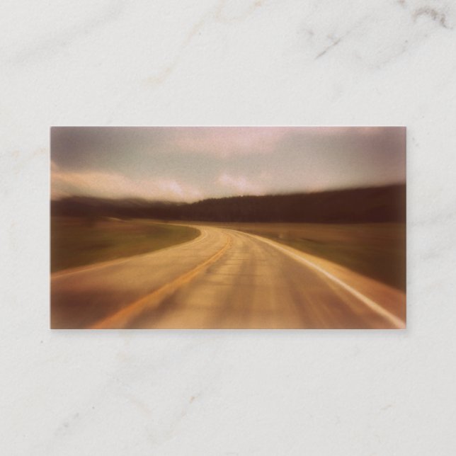 Tarjeta fúnebre Horizontel del rezo del camino (Anverso)