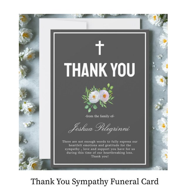 Tarjeta funeral de agradecimiento (Subido por el creador)