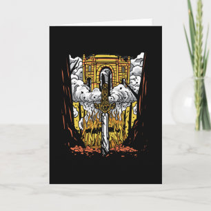 Tarjeta Funeral de Viking