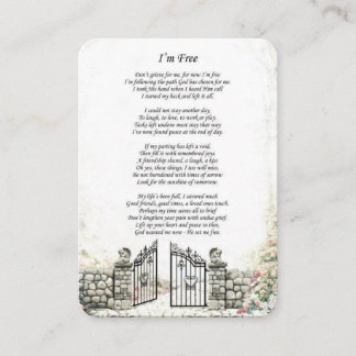 Tarjeta funeraria Memorial Gratuita