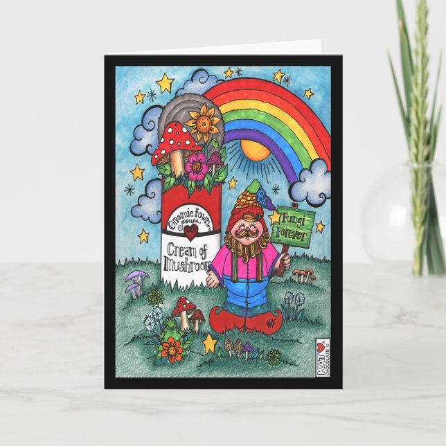 Tarjeta Fungi Forever Gnomie Card (Anverso)