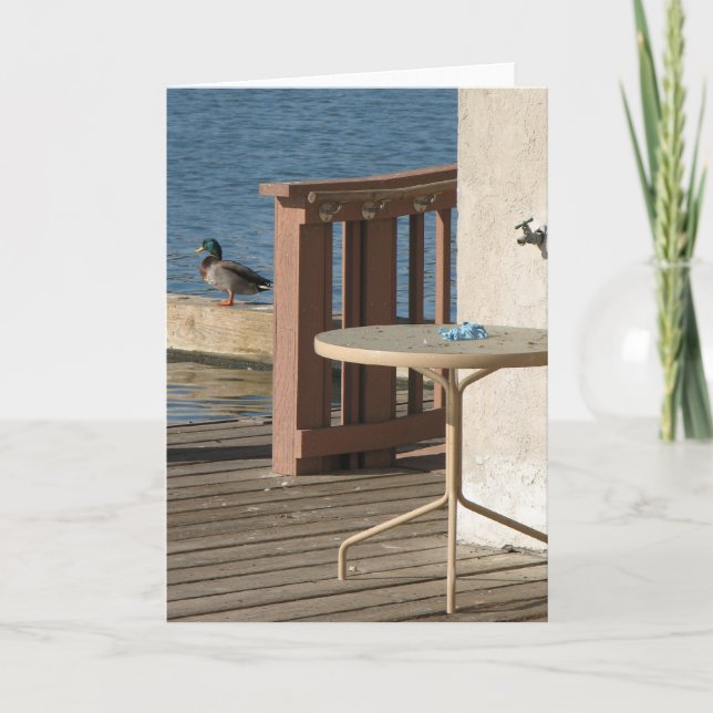 Tarjeta ¡Funky Duck Greeting Card! (Anverso)