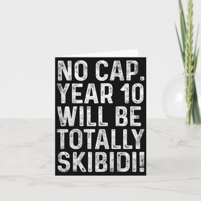 Tarjeta Funny 10 Year Old Bday Boy 10th Birthday Born In 2 (Anverso)