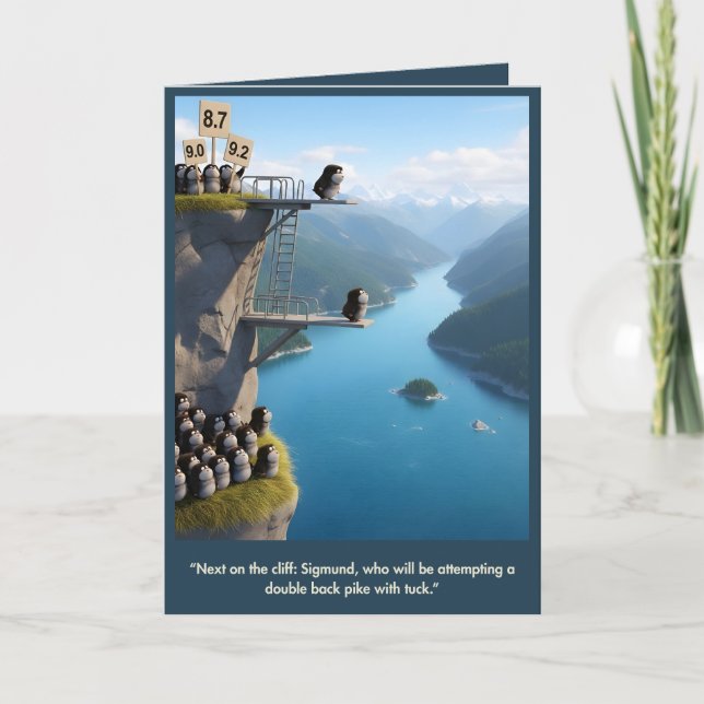 Tarjeta Funny 3D animal birthday card (Anverso)