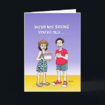 Tarjeta Funny 45th Birthday Card<br><div class="desc">Graciosa tarjeta de felicitación de cumpleaños número 45 para un hombre o una mujer que cumple 45 años</div>