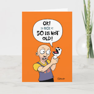 Tarjeta Funny 50 cumpleaños
