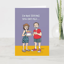 Tarjeta Funny 50 cumpleaños