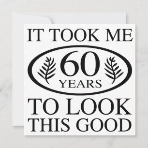 Tarjeta Funny 60 cumpleaños