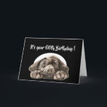 Tarjeta Funny 60th Birthday, Labrador Retriever<br><div class="desc">Funny Cumpleaños 60 ,  Triste Perro,  acuarela original Labrador Retriever,  Así que ahora te va a tomar más tiempo superar un buen tiempo que tenerlo.</div>