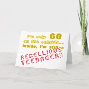 Tarjeta Funny 60th Birthday Present